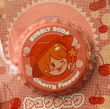 A Pink Soda Cap Pin